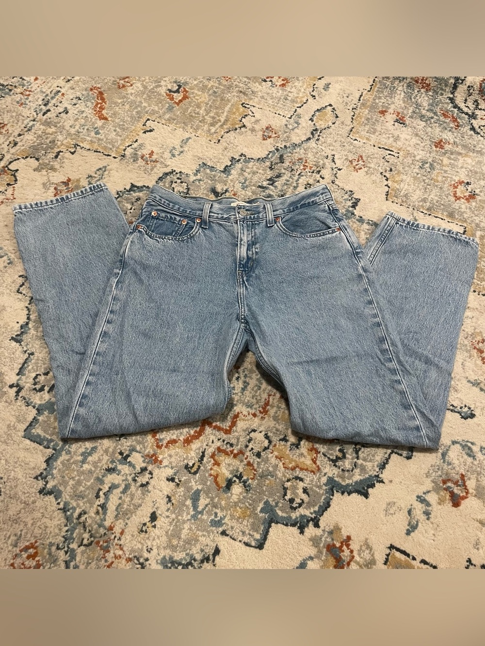 Levi’s Classic Light Blue Straight-Leg Jeans